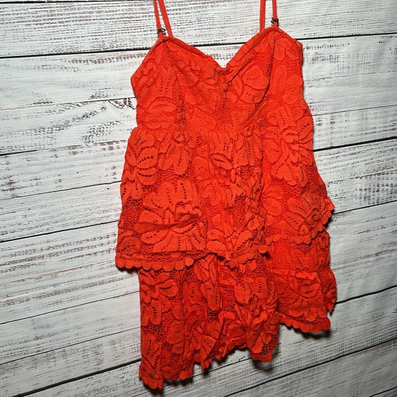 Anthropologie Maeve Strapless Lace Mini Dress Small - Picture 11 of 16